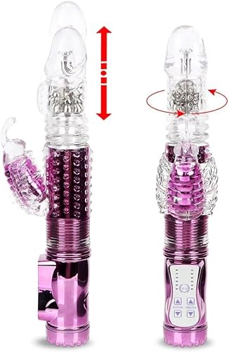 Miniatura 4 de MiracDuyan Conejo de empuje recargable Punto G Clítoris Vibrador Consolador Juguetes Sexuales para Mujeres YANM 49