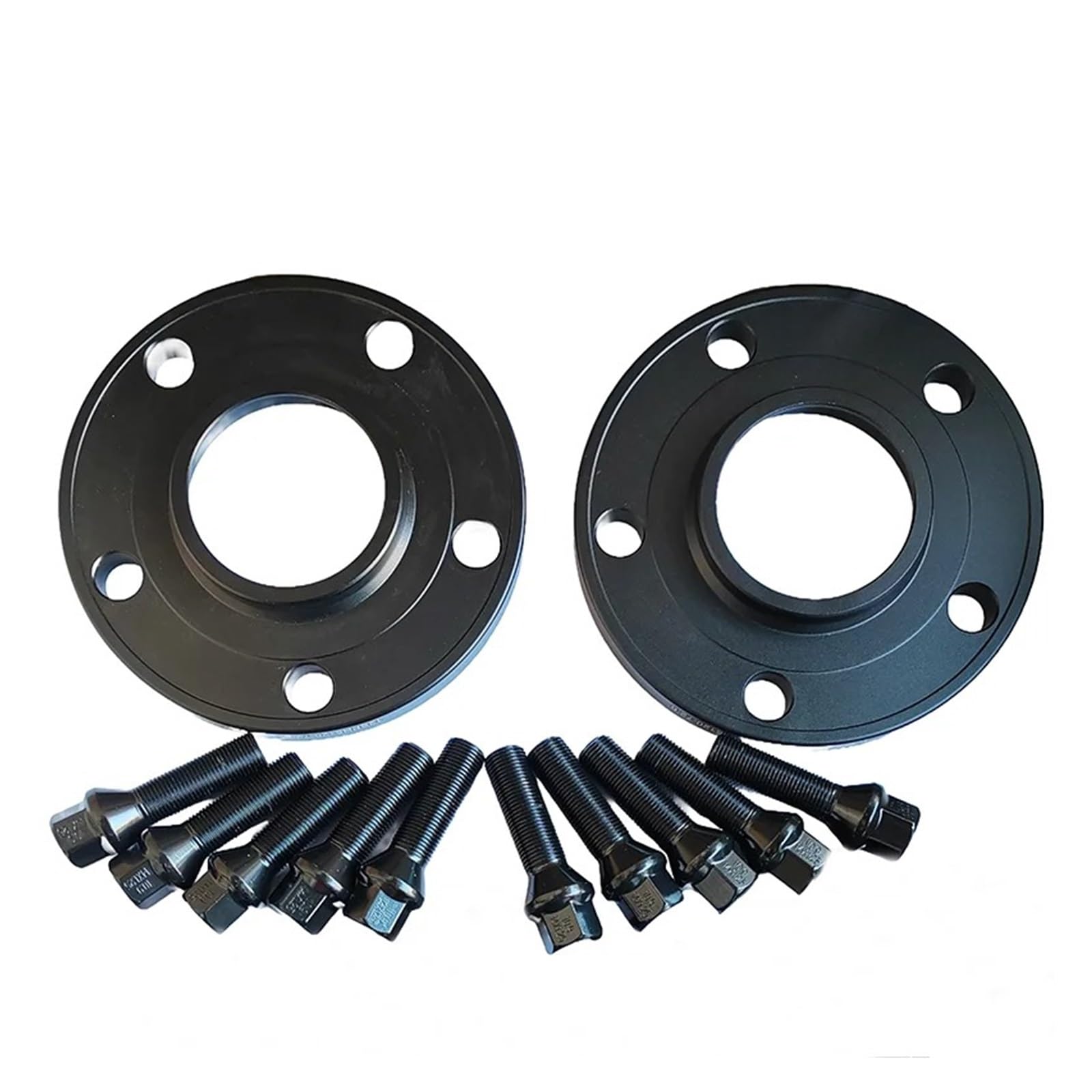 Distanziatori per ruote 2 pezzi 10 mm/15 mm/20 mm 5 x 112 66,6 distanziali per ruote per BMW per G26 2023 | 10 pezzi 14 x 1,25 bulloni conici(15mm silver)