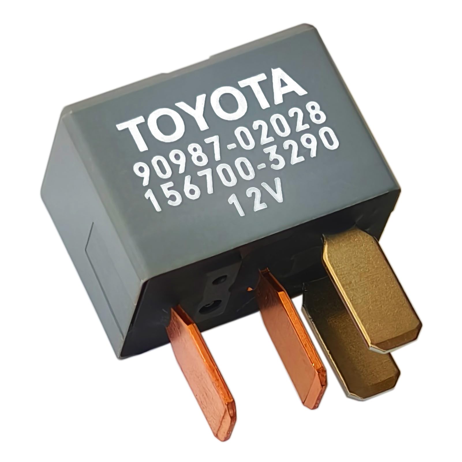 90987-02028 AC Replacement Relay 30A 12VDC Automotive Relay 4Pins Fits 1997-Up Vehicles