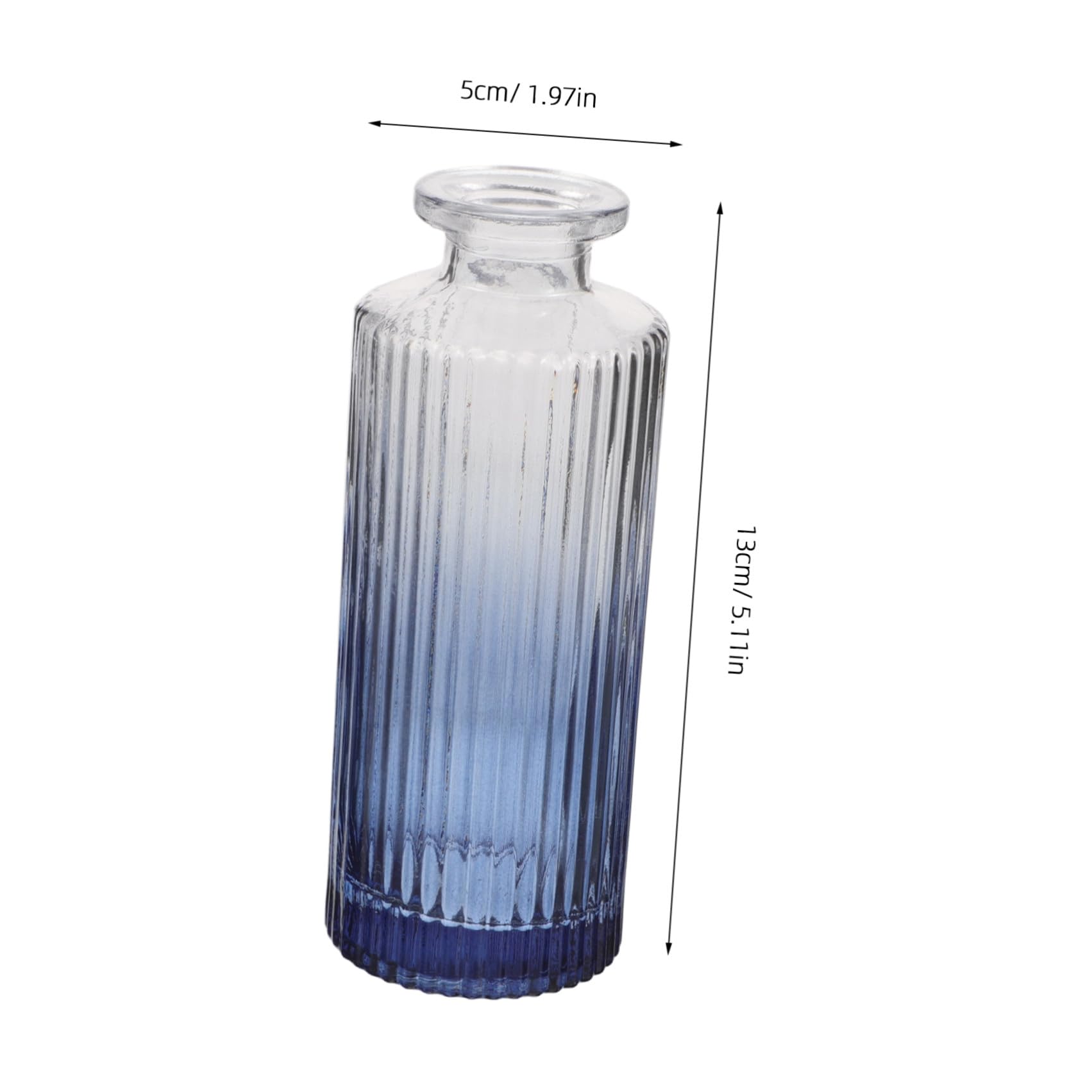 Tofficu Set 6 Bottiglie Diffusore di Vetro per Aromaterapia, Bottiglie per Profumo in Vetro Design Classico e Stile Retrò Elegante, per Decorazioni Casa