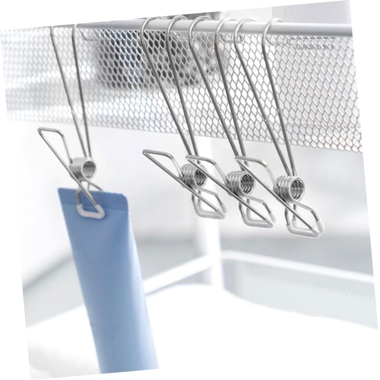 Wäscheklammern, Edelstahl-Wäscheklammern, 25 Stück Edelstahl-Clips, Wäscheleinen-Clips, Edelstahl-Kleidung, Metall-Kleidung