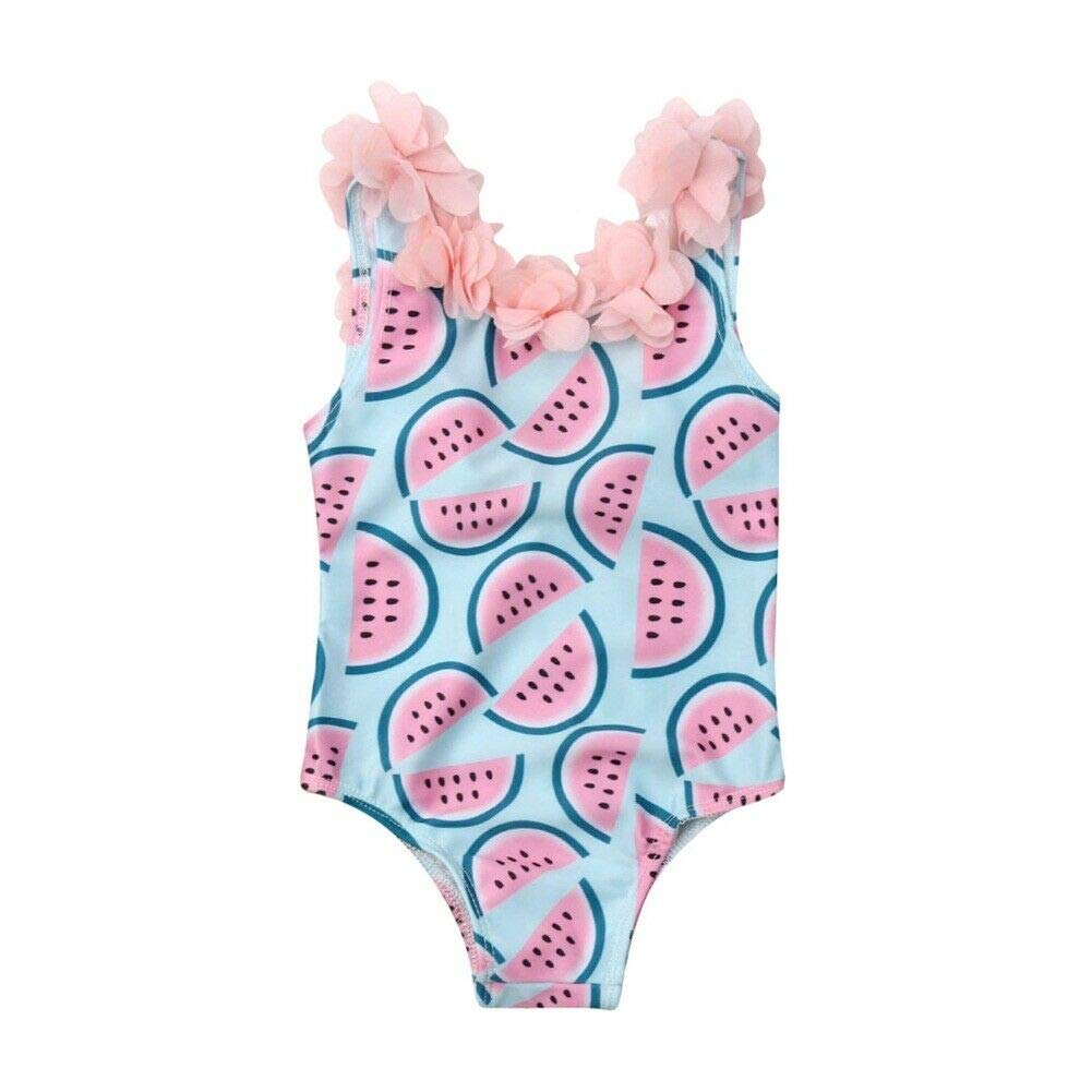 Girl 's Swimming Costume Toddler Newborn Baby Girl Swimsuit Suspender Beachwear Kid Beach Swimwear Children Bikini Set One-Piece Sunscreen Outfit