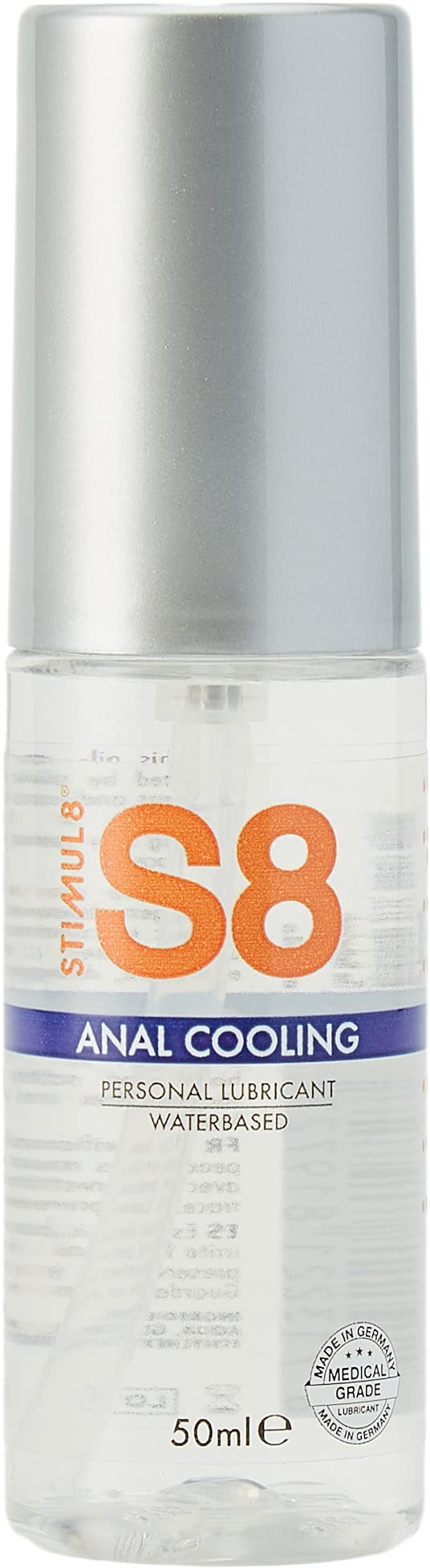 Stimul8 S8 WB Cooling Anal Lube, 50 ml