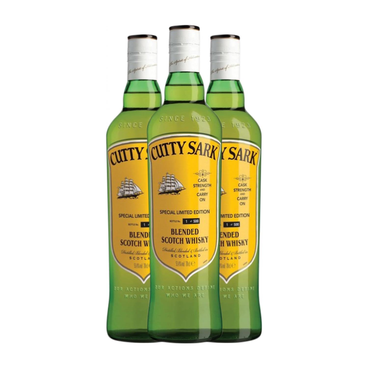 Whisky Blended Cutty Sark T.I. Special Limited Edition Botella Misil 1 L (Caja de 3 Botella Misil de 1 L)
