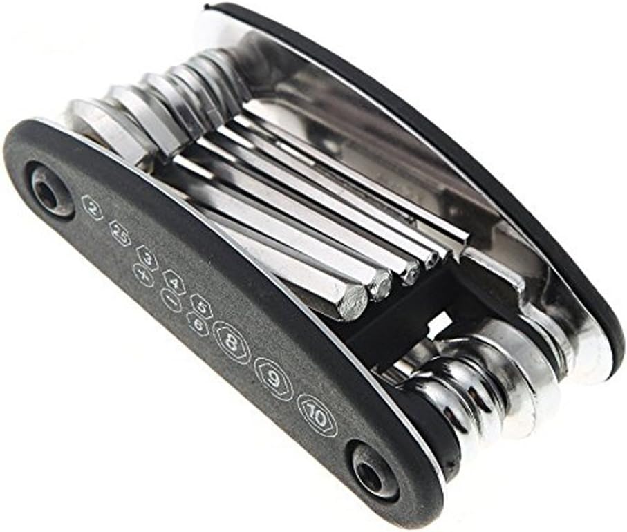 SJF 16 in 1 Multifunction Scooter Universal Screw Wrench - Repair Tool Kit Handheld Folding Cycling Emergency Repair Tools Set