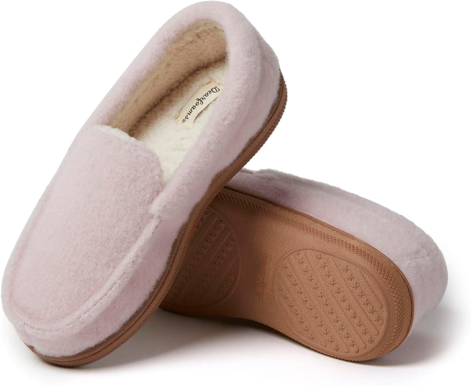 Dearfoams Kids' Gifts for Kids Memory Foam Cozy Amari Moccasin