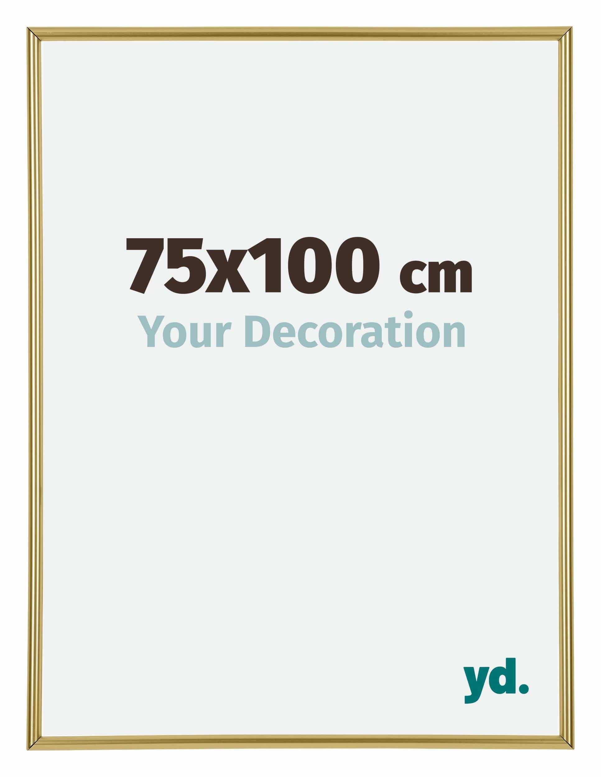 Your Decoration - Picture Frame 75x100 cm - Gold - Decorative Wall Frame in Plastic with Antireflection - Frame 75x100 - Annecy — image 1