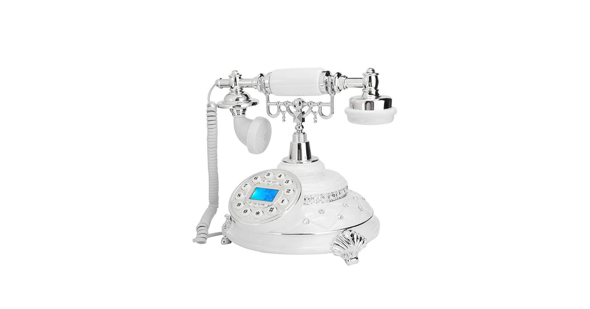 (未使用･未開封品)レトロ電話機 VBESTLIFE FSK/DTMF電話番号表示 発信者番号のチェック ヴィンテージアンティーク電話 ワンボタンリダイヤルヨーロッパ風電話 Amazon | 固定電話機 ヨーロッパ風 FSK / DTMF電話番号表示