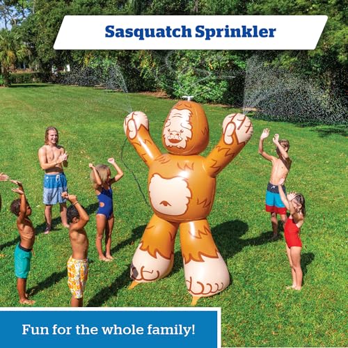 Image of Giant Sasquatch Backyard Water Sprinkler, Inflatable Water Sprinkler, Sprayer for The Backyard, Great for Family Outdoor Games
