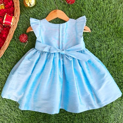 Image of Stanwells Kids Dress for Girls Black Velvet Baby Fancy Frocks for Baby Girls
