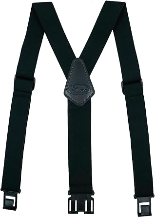 KUNN Mens 1.5 inch Adjustable Y Back Suspender,Elastic Hook End Suspenders