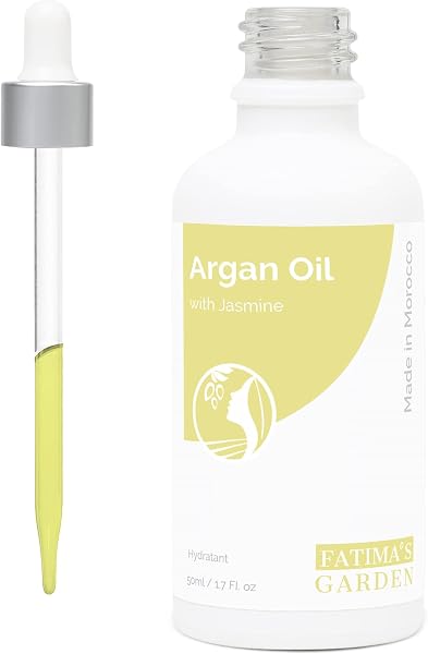 Fatima's Garden Arganöl mit Jasmin - Natürliche Feuchtigkeitscreme, 50ml - 1
