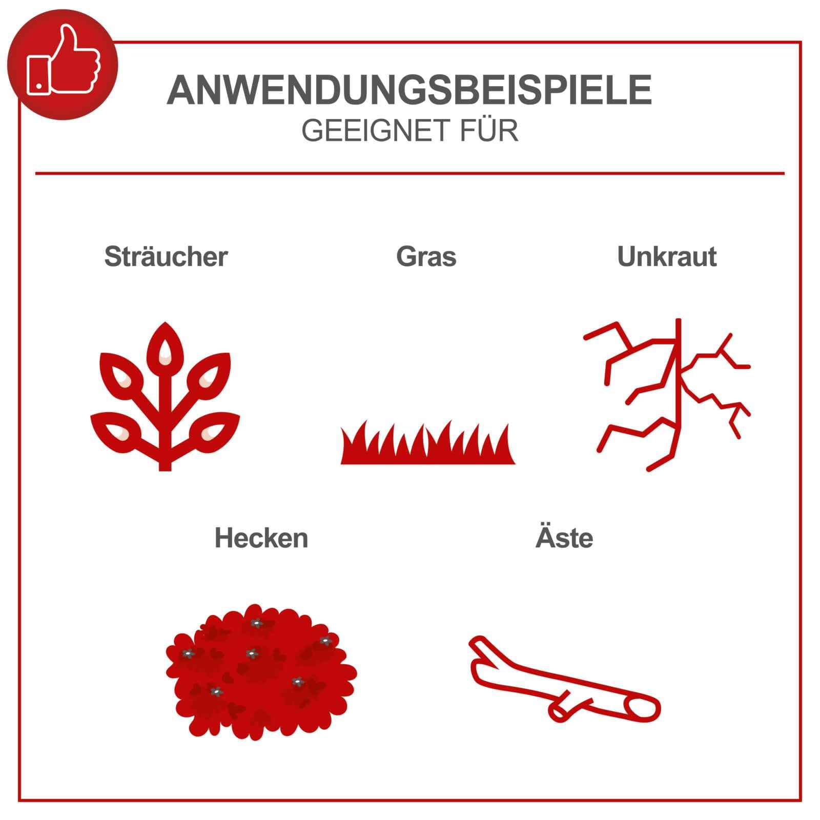 Scheppach Benzin Multigartengerät MT33P Multifunktionsgerät | 4in1 - Rasentrimmer Kettensäge Motorsense Heckenschere | 1,22PS Leistung | 2-Takt-Motor | inkl. Schultergurt und Hüftschutz