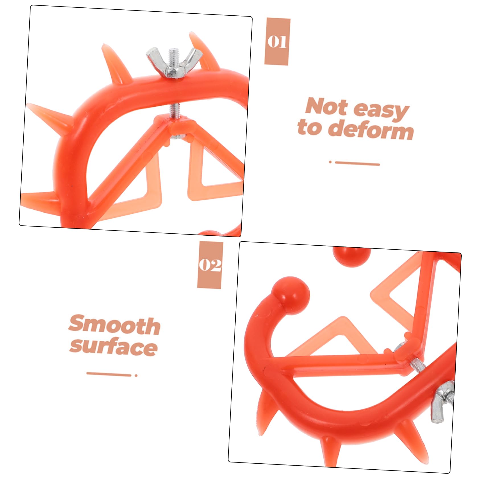UPKOCH 5 Set Anello Per Svezzamento Clip Per Nasello Calf Weaner Strumento Per Prevenire Succhiamento Attrezzatura Per Allevatori Bestiame 8 Pezzi * 5