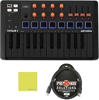 Amazon.com: Arturia MiniLab 3 25 SlimKey Controller Bundle with