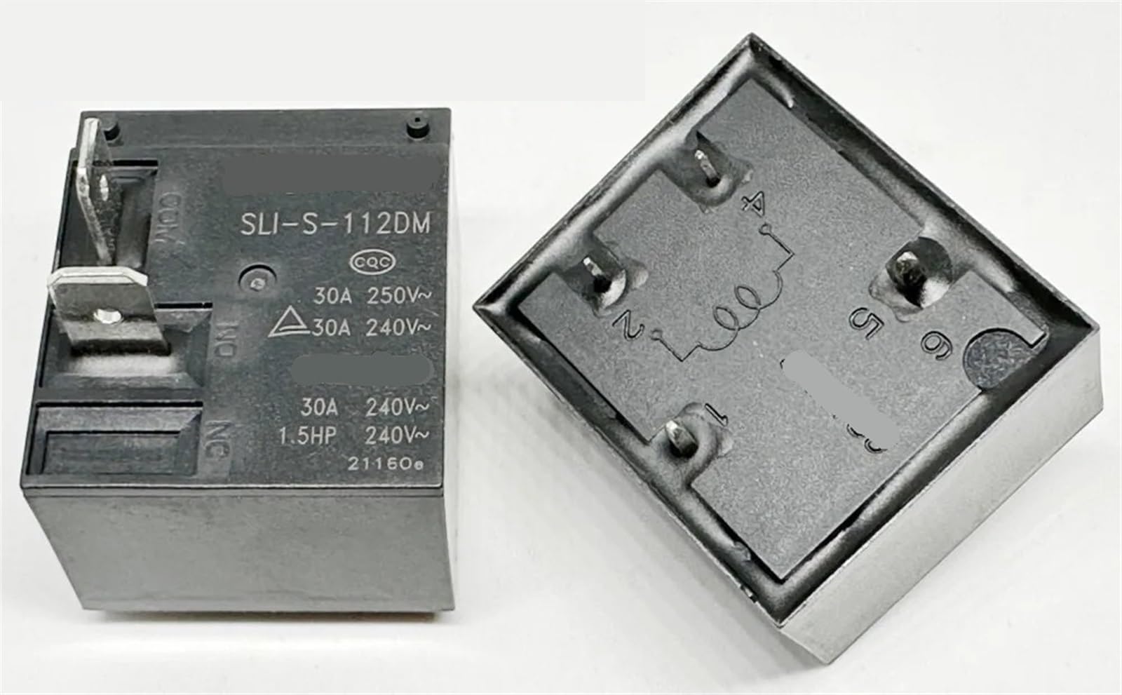 Relé de 4 pines SLI-S-112DM 12V para control de circuitos de alta potencia 3