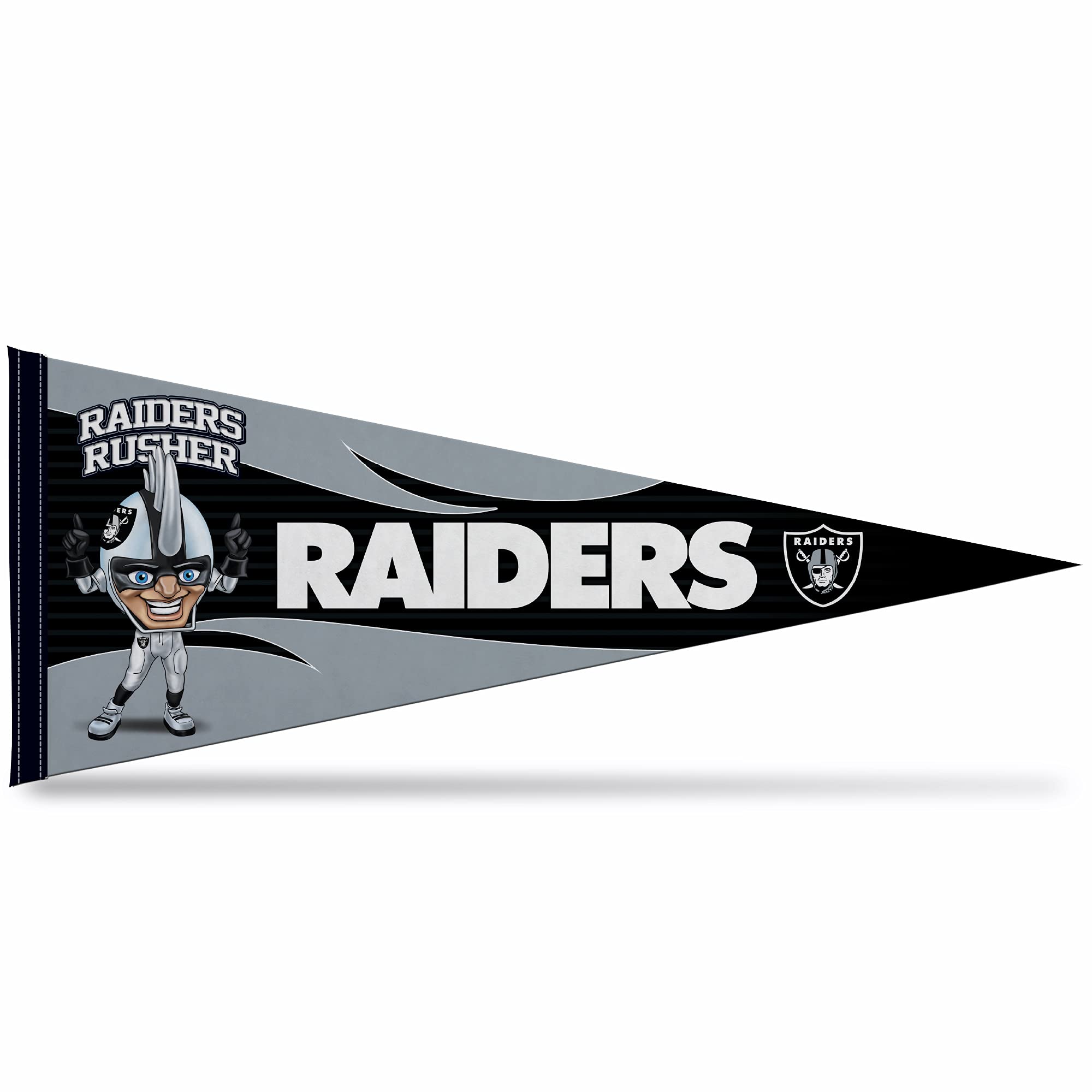 Rico Industries NFL Football Mascot" 12" x 30" Felt Wall Décor Pennant - Great for Home/Bed Room/Man Cave Décor