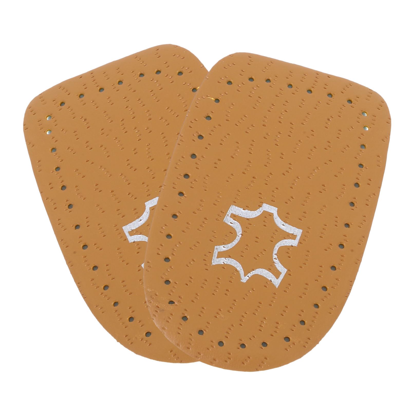 Thickened Leather Latex Half Insoles S Yellow Forefoot Cushion Pads
