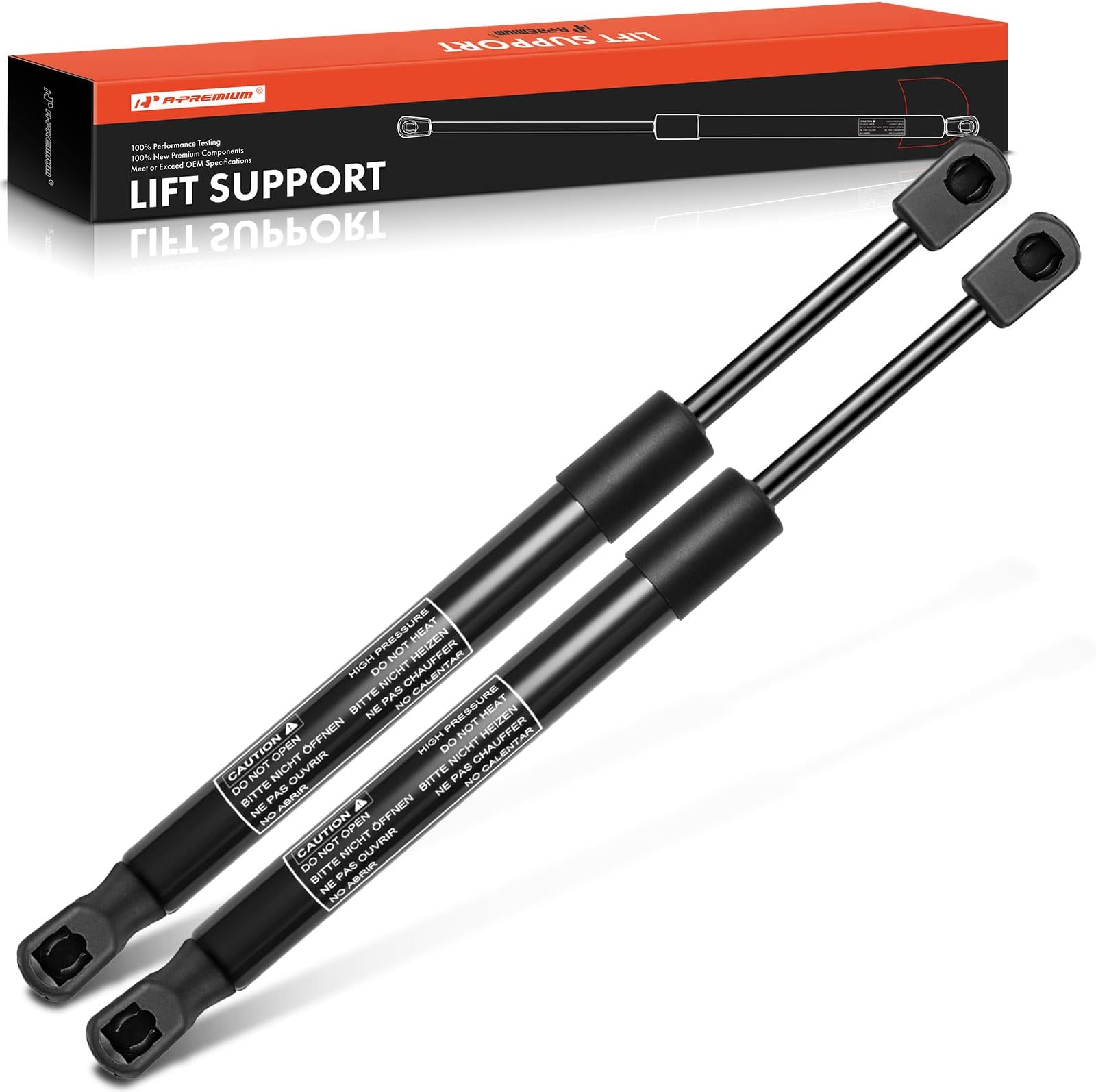 A-Premium Front Hood Lift Supports Boot Struts Compatible with Kia Borrego 2009-2011 2-PC Set