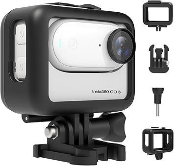 ELFOG for Insta-360 Go 3 Battery Case Durable Housing Cover Cover Protector Case for Insta-360 Go 3