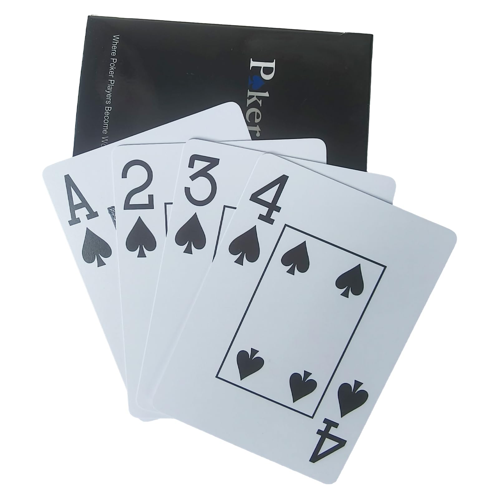 KEAIDUO 100% Plastic Playing Cards, Waterproof & Washable Poker Cards for Texas Holdem Bridge, Canasta
