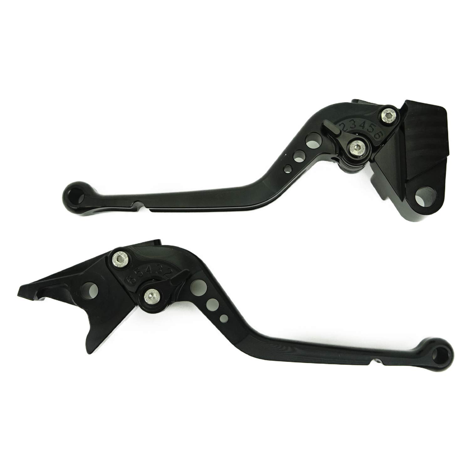 Amazon.co.jp: K62黒(黒) カワサキ ブレーキ クラッチレバー 6段階調整