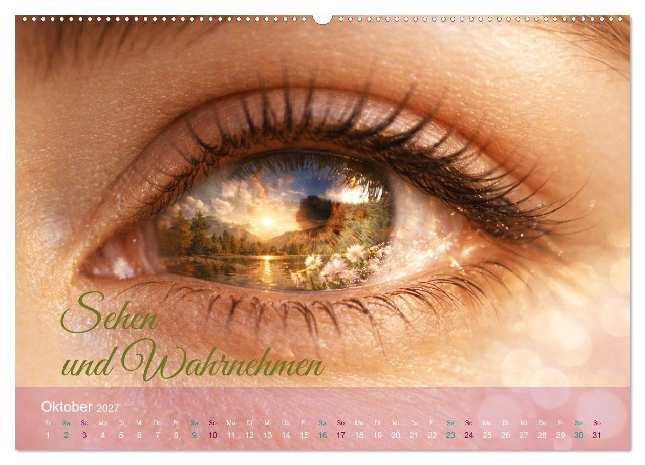 Sinnesmomente - Eine Reise durch die Wahrnehmung (hochwertiger Premium Wandkalender 2027 DIN A2 quer), Kunstdruck in Hochglanz: Dieser Kalender feiert ... allen Sinnen zu genießen. (CALVENDO Menschen)