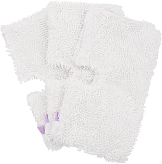 Fushing 3Pcs Steam Mop Pads, Washable Microfiber Cleaning Steamer Replacement Pads for Shark Steam Mop S3501 S3601 S2902 S3901 S3550 S3601D S3801 S3801CO SE450 S2901