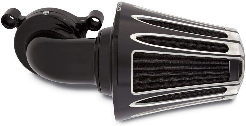 Arlen Ness 90 Degree Monster Sucker Air Cleaner Deep Cut Cover Black 81-009