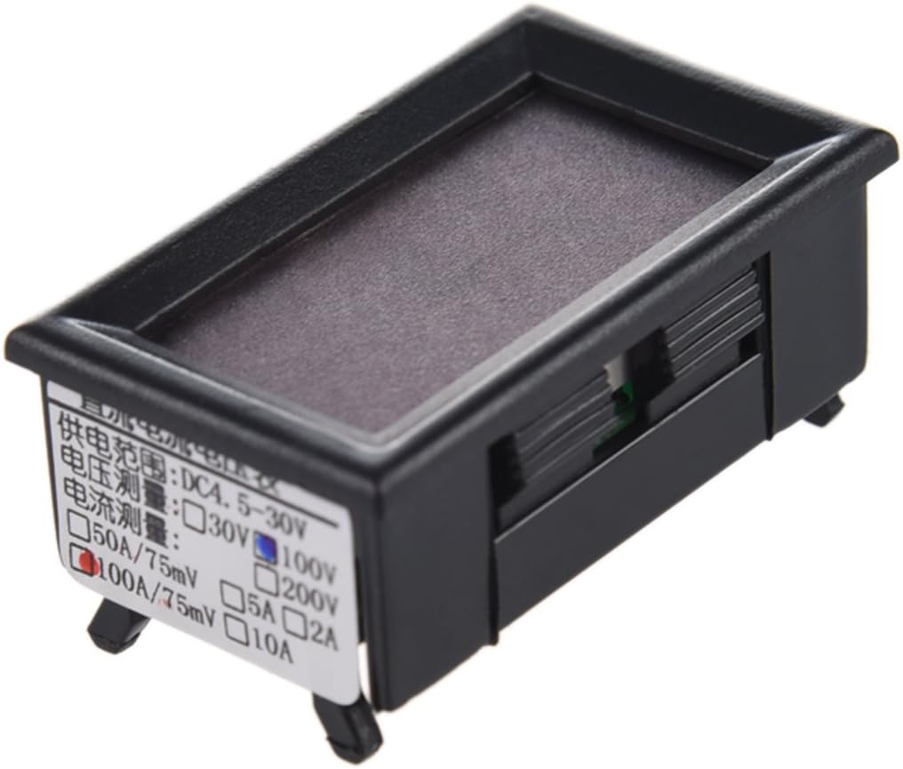 Digital Voltmeter Ammeter SODIAL(R) 100V 100A DC Dual Digital