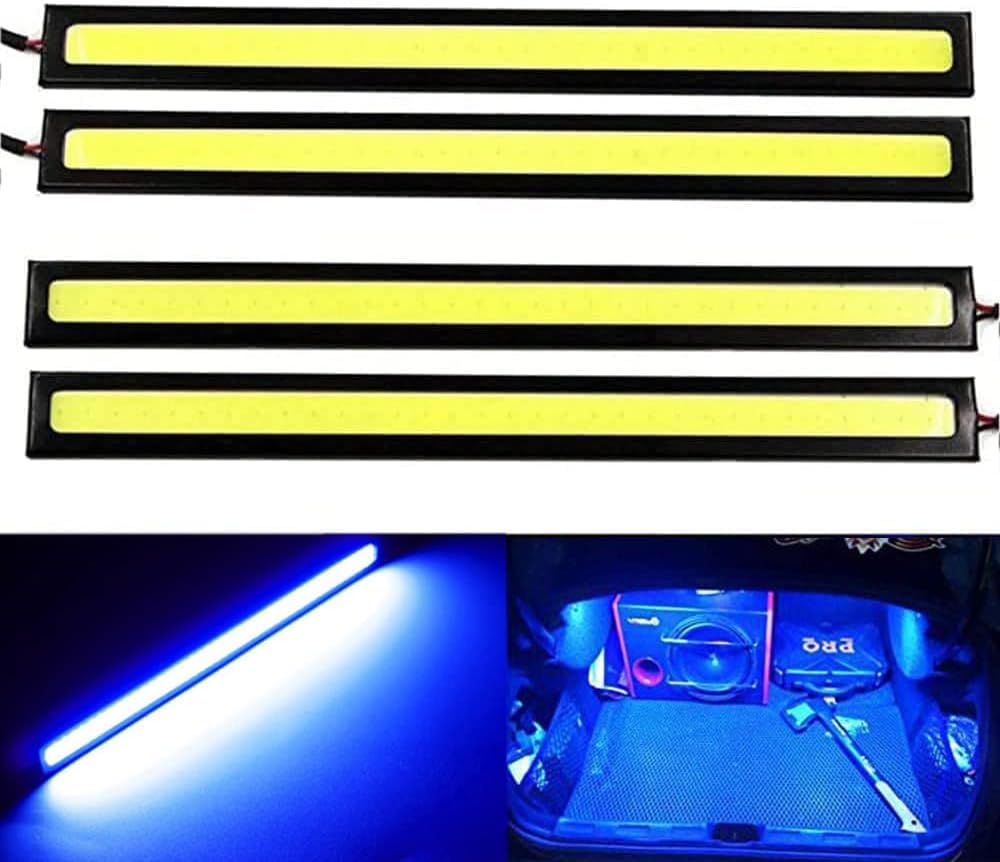 Sponsored Ad - CarFrill A Pair of Waterproof LED Day Time Running Lights, 17 Cm (Blue)