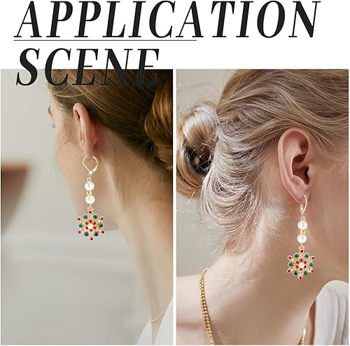 Miniatura 28 de SUNNYCLUE 1 caja de 80 ganchos para aretes chapados en oro real de 18 quilates, de acero inoxidable con cierre de palanca, aros de palanca para 80