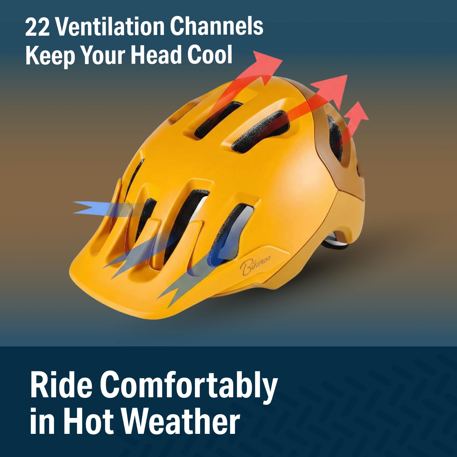 Amazon.com : Bikeroo MTB Bike Helmet, Adjustable 56-62 cm / 22" - 24" Circumference, Adult Cycling Safety Head Protection for Road Mountain Bicycles, Protective Headgear Sports Equipment for Outdoor Adventures : Sports & Outdoors Amazon.com : Bikeroo MTB Bike Helmet, Adjustable 56-62 cm / 22" - 24" Circumference, Adult Cycling Safety Head Protection for Road Mountain Bicycles, Protective Headgear Sports Equipment for Outdoor Adventures : Sports & Outdoors