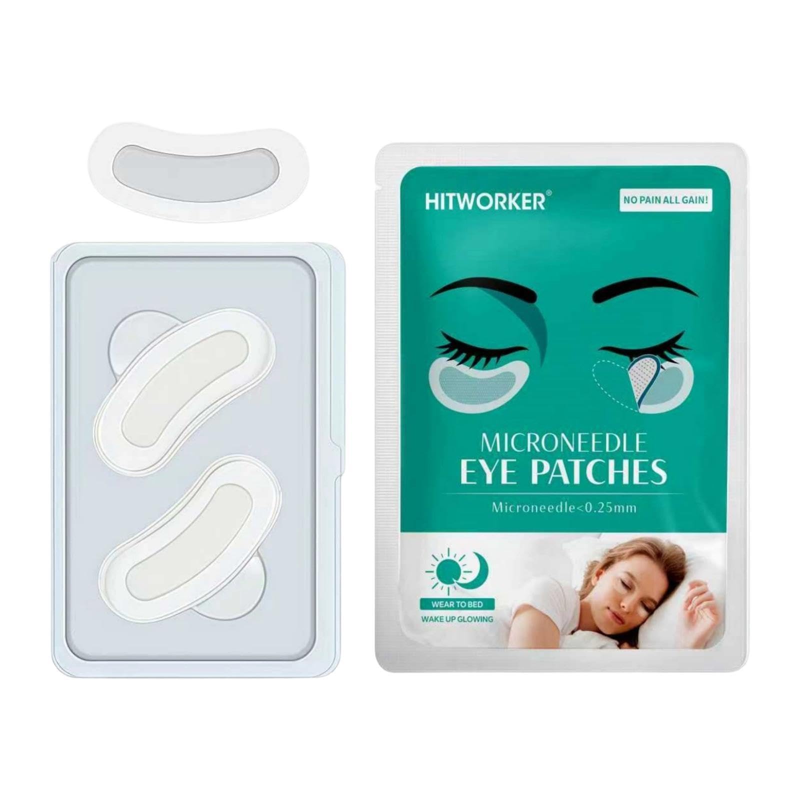 Microneedle Eye Patches Sturdy Dissolvable Smooth Firm Under Eye Pads 1 Paireye Treatments Masks Skin Care Health-picture-44