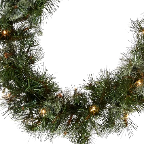 National Tree Company WO1-9ALO Lit Artificial Christmas Garland Includes Pre-Strung White Lights thumb #1
