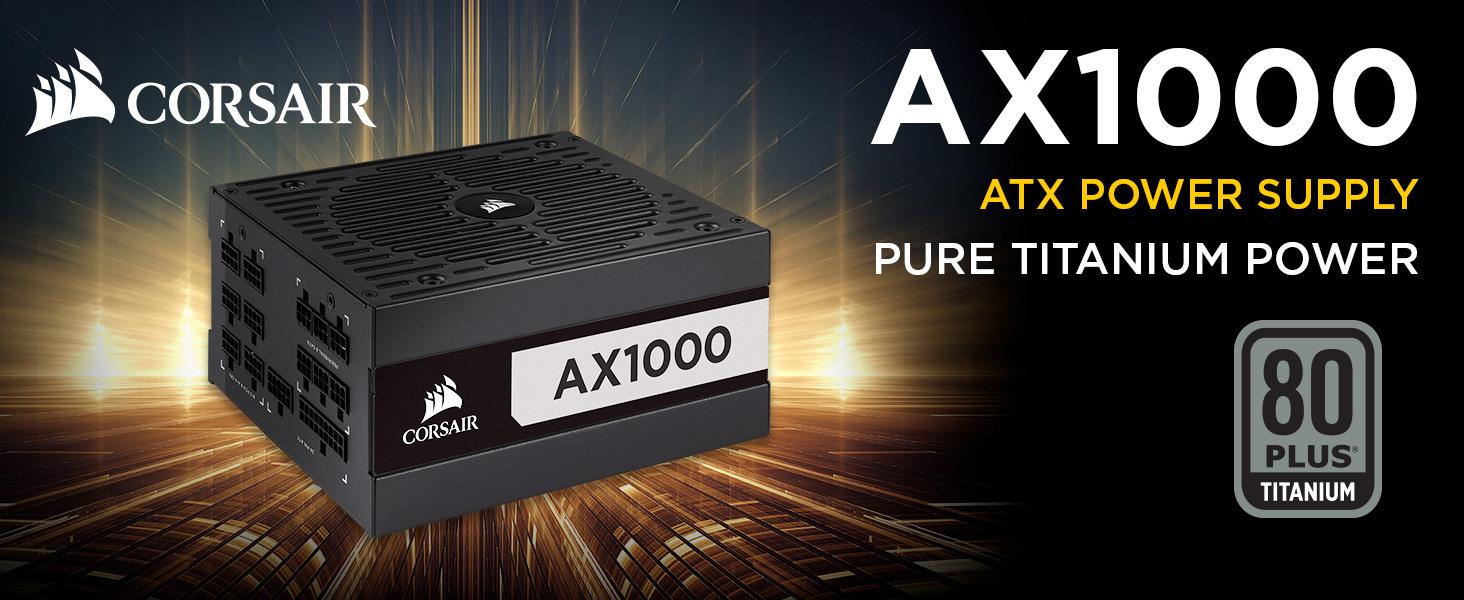 Amazon.com: CORSAIR AX Series, AX1000, 1000 Watt, 80+ Titanium