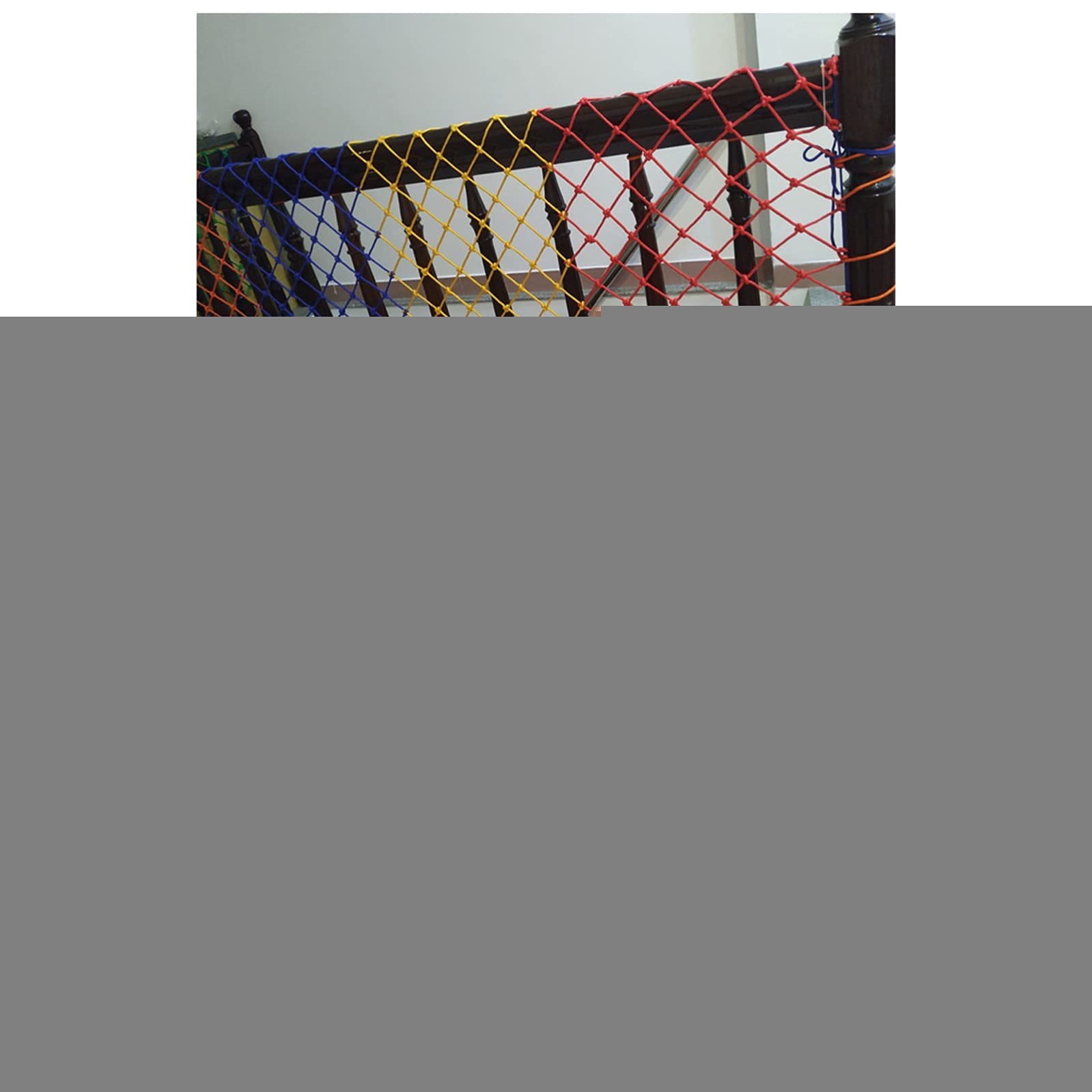 Filet De Protection, Barriere De SéCurité, Barriere De Securite Enfant Escalier, Espacement 6cm, diamètre de corde 6mm, pour La Sécurité Des Enfants/Animaux/Jouets(Size: 4 * 4m/13.12 * 13.12ft)