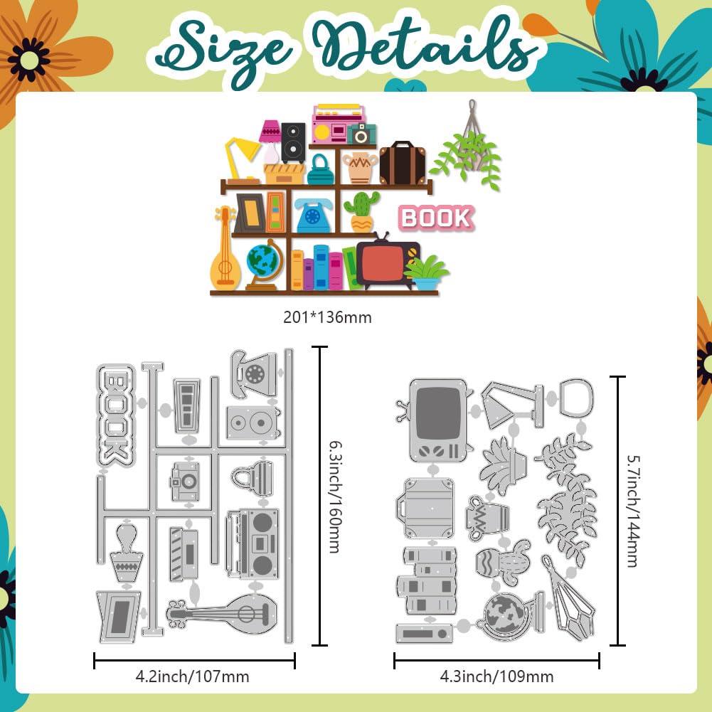 DELORIGIN Vintage Shelf Dies & Stencils - Carbon Steel Crafting Tool - Shelf Dies & Stencils - Image 2