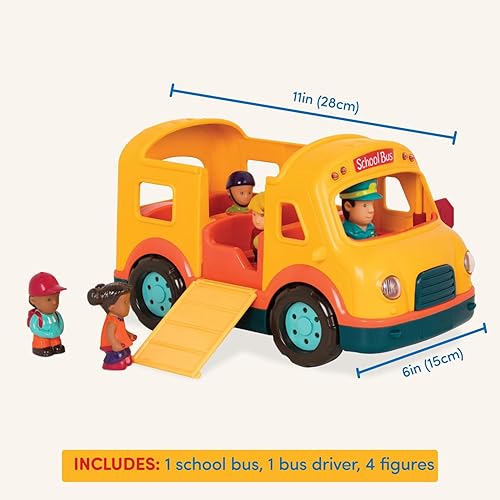 Miniatura 4 de Battat luces y sonidos autobús escolar juguete para bebé incluye conductor  4Pasajeros