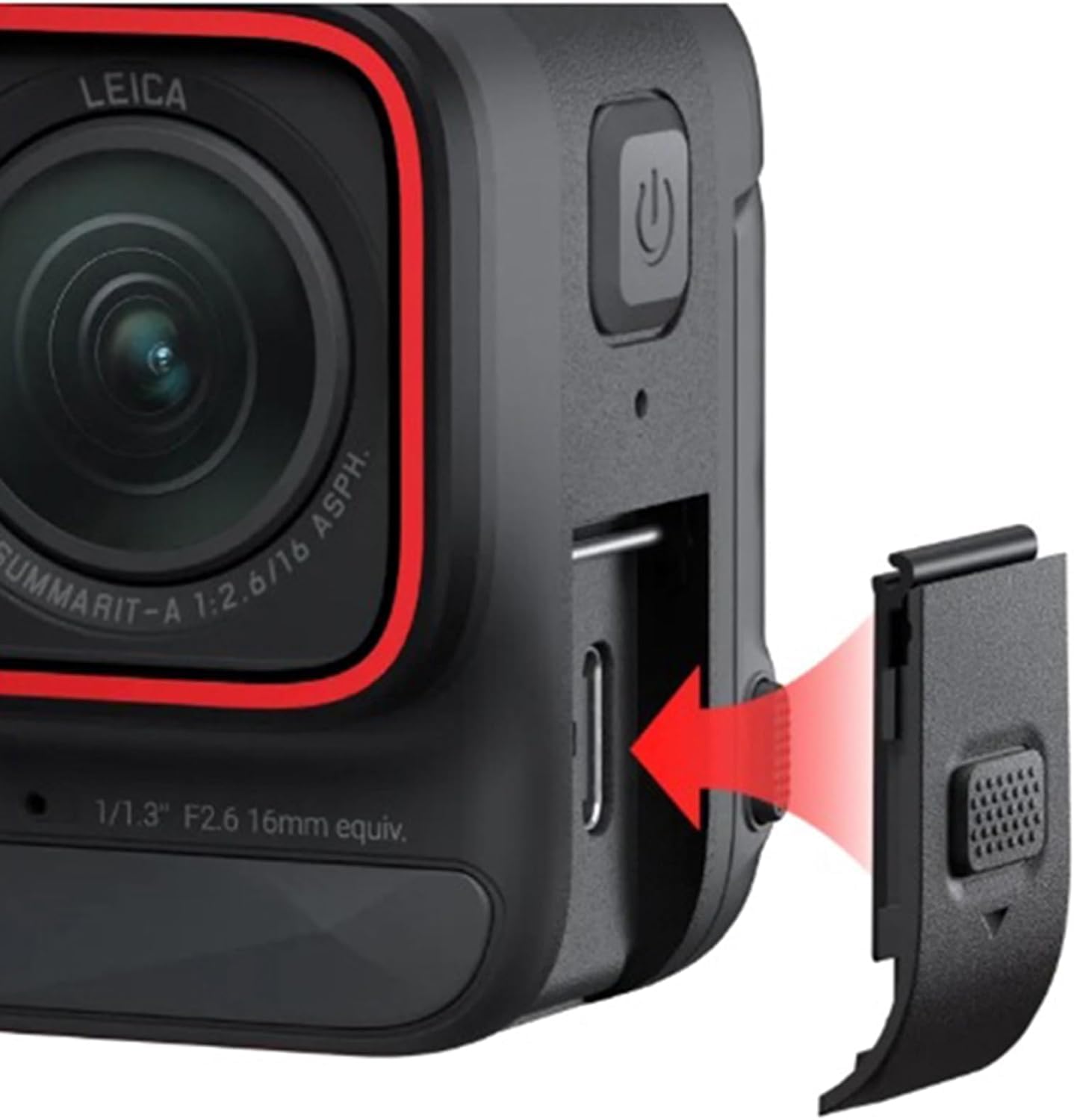 Porta di ricarica USB Slot laterale copertura protettiva per Insta360 Ace Pro, ricambio per batteria della fotocamera