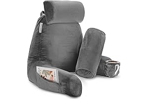 Clara Clark Reading Pillow: The Ultimate Comfort Solution for Back Support and...