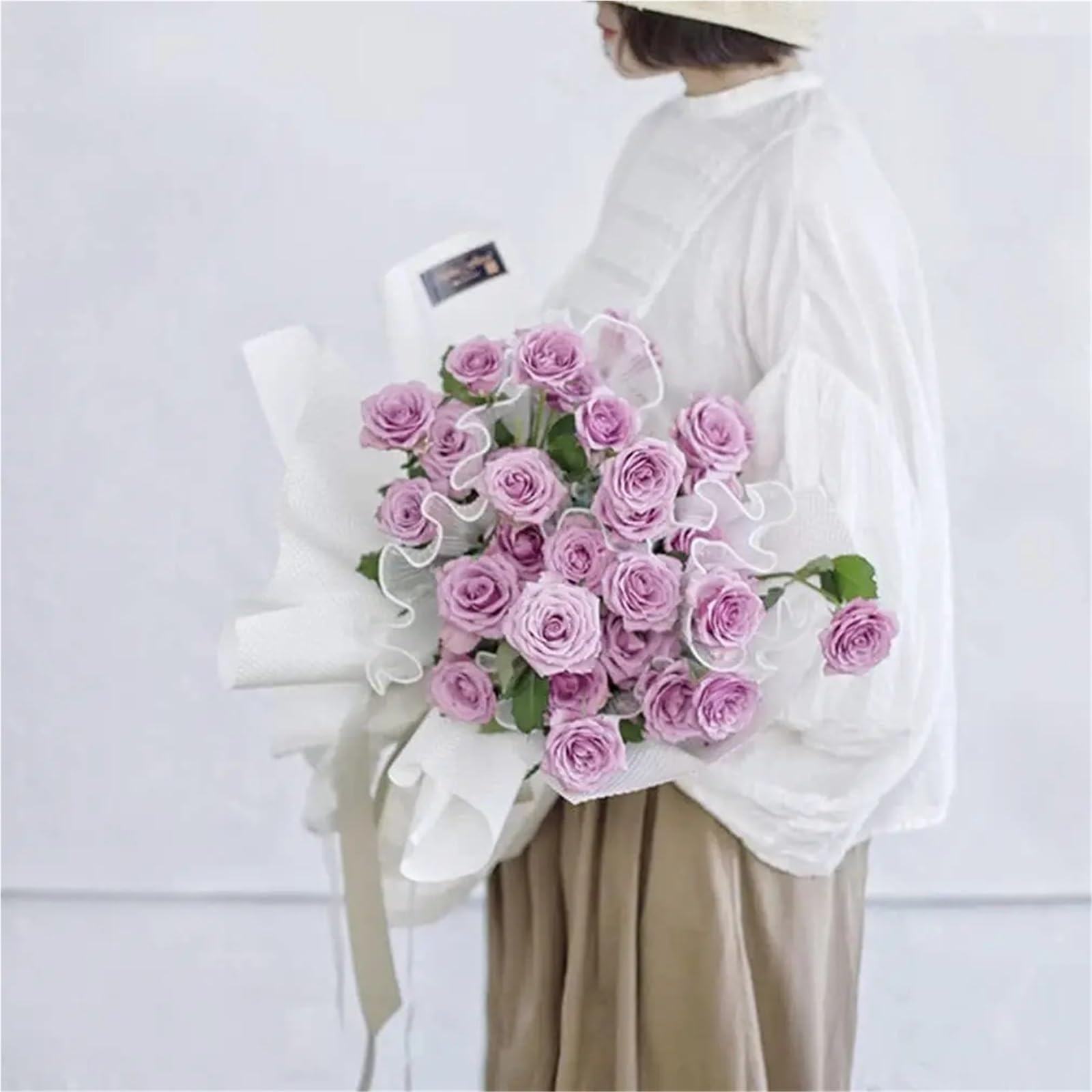 2 Rollen Blumenverpackungsset for die Hochzeitssaison für Valentinstag, Hochzeit