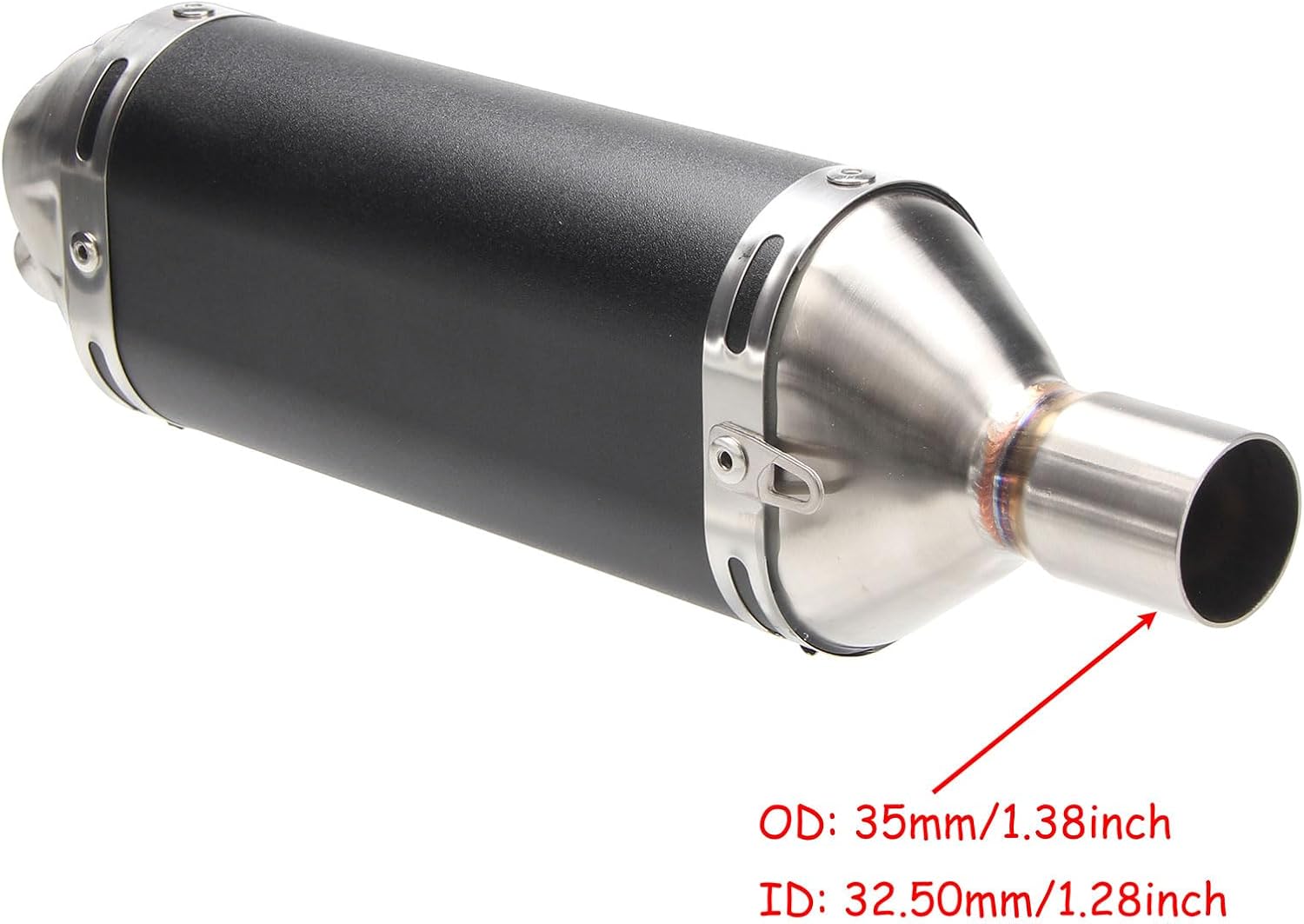 CRF50 Exhaust, XR50 Exhaust Muffler Silencer for 50 70 110 125 140 150 160cc Pit Bikes