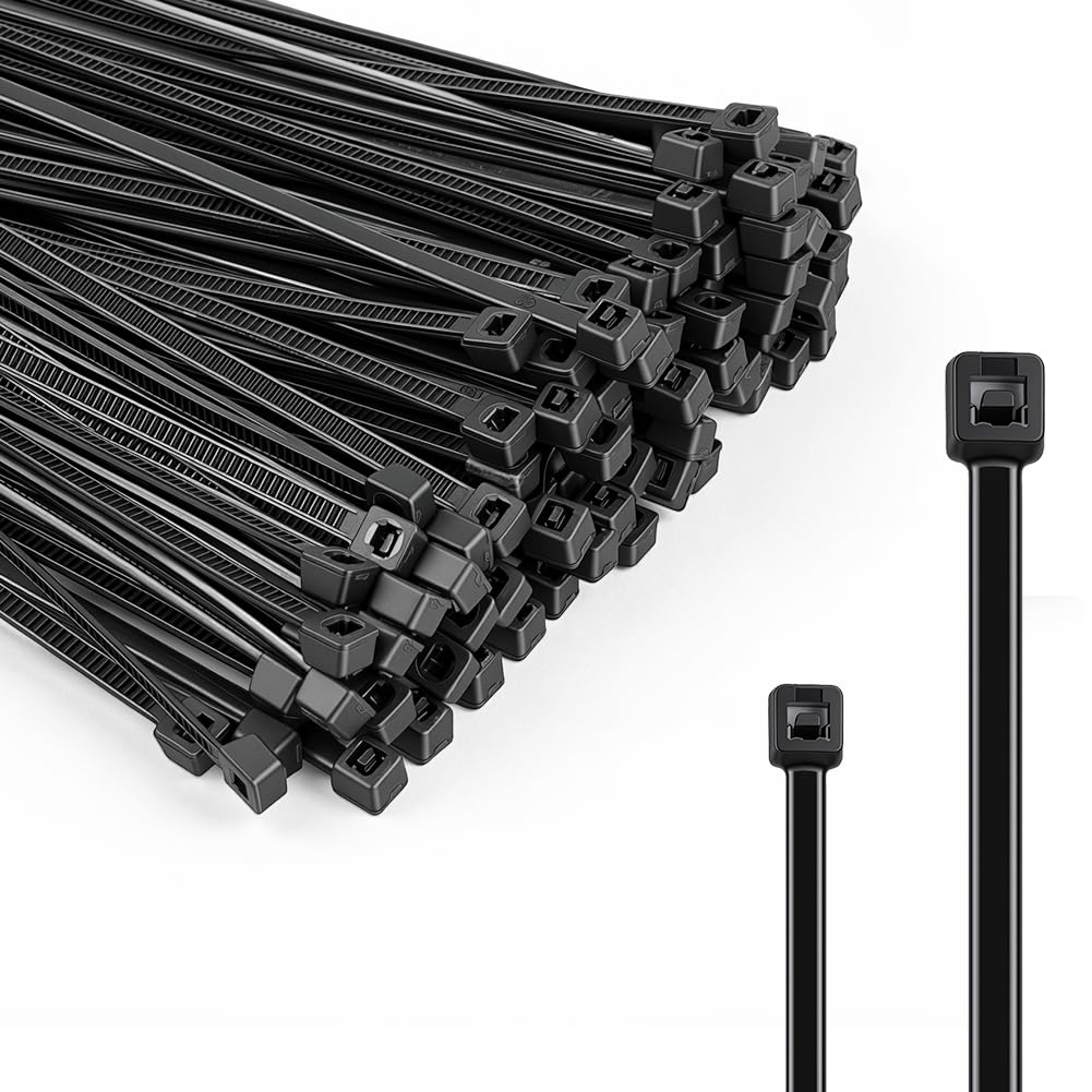 Juego De 350 Bridas Para Cables De Colores – 3 Tamaños (100, 150 Y 200 Mm) De Nailon PA66, Hasta 18kg De Tracción