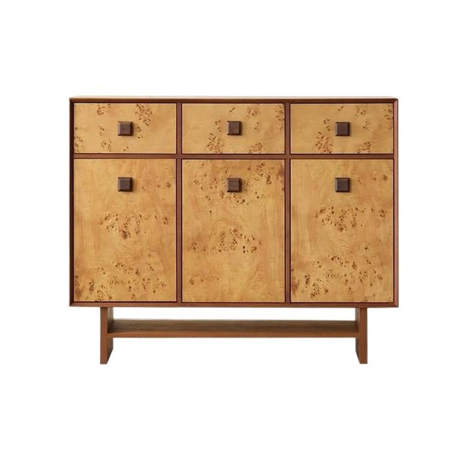 Scarpiera in radica di legno con venature for uso domestico portavasi(Grande)