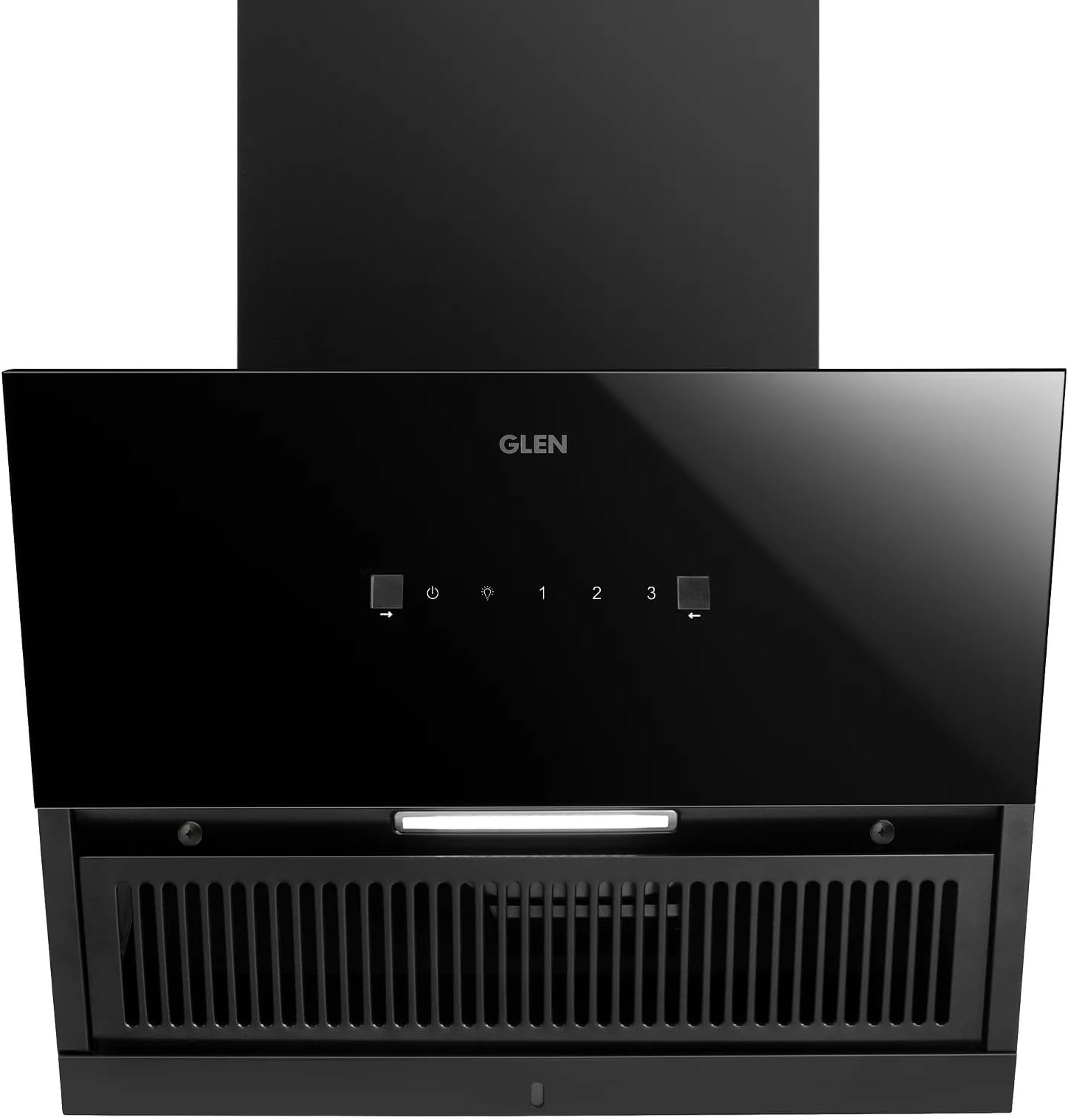 Glen (Hood Neo EX 60) Thermal Auto clean 60 cm 1200 mยณ/hr Touch & Gesture Control, Filter less Kitchen Chimney|Slant| comes with a Removable Oil Collector|1-year comprehensive warranty 7 year on motor