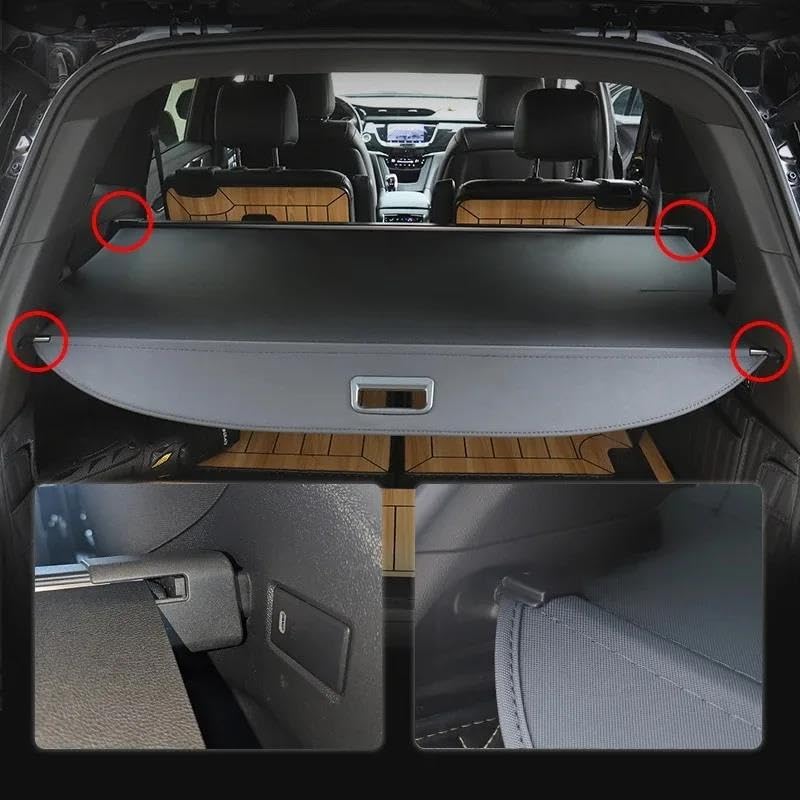 Cache-Bagages Rétractable en Toile pour Cadillac Escalade 2021-2023
