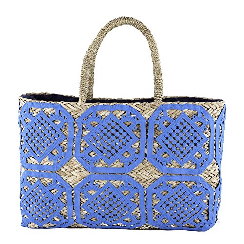 Sac à main Marella Bleue idéal pour vos sorties d'été en paille