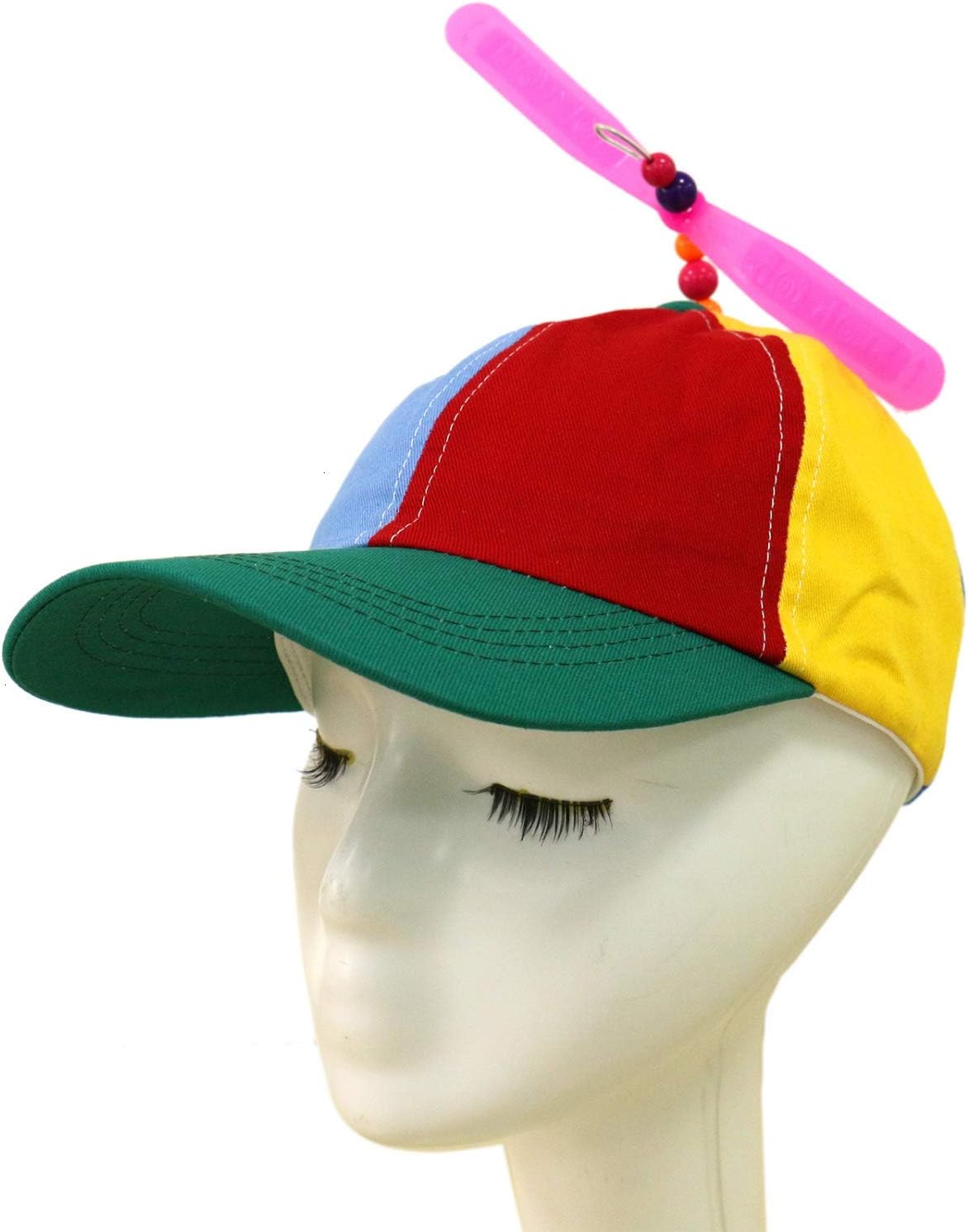 SOLEIWEI Summer Helicopter Propeller Baseball Cap Colorful Hat for