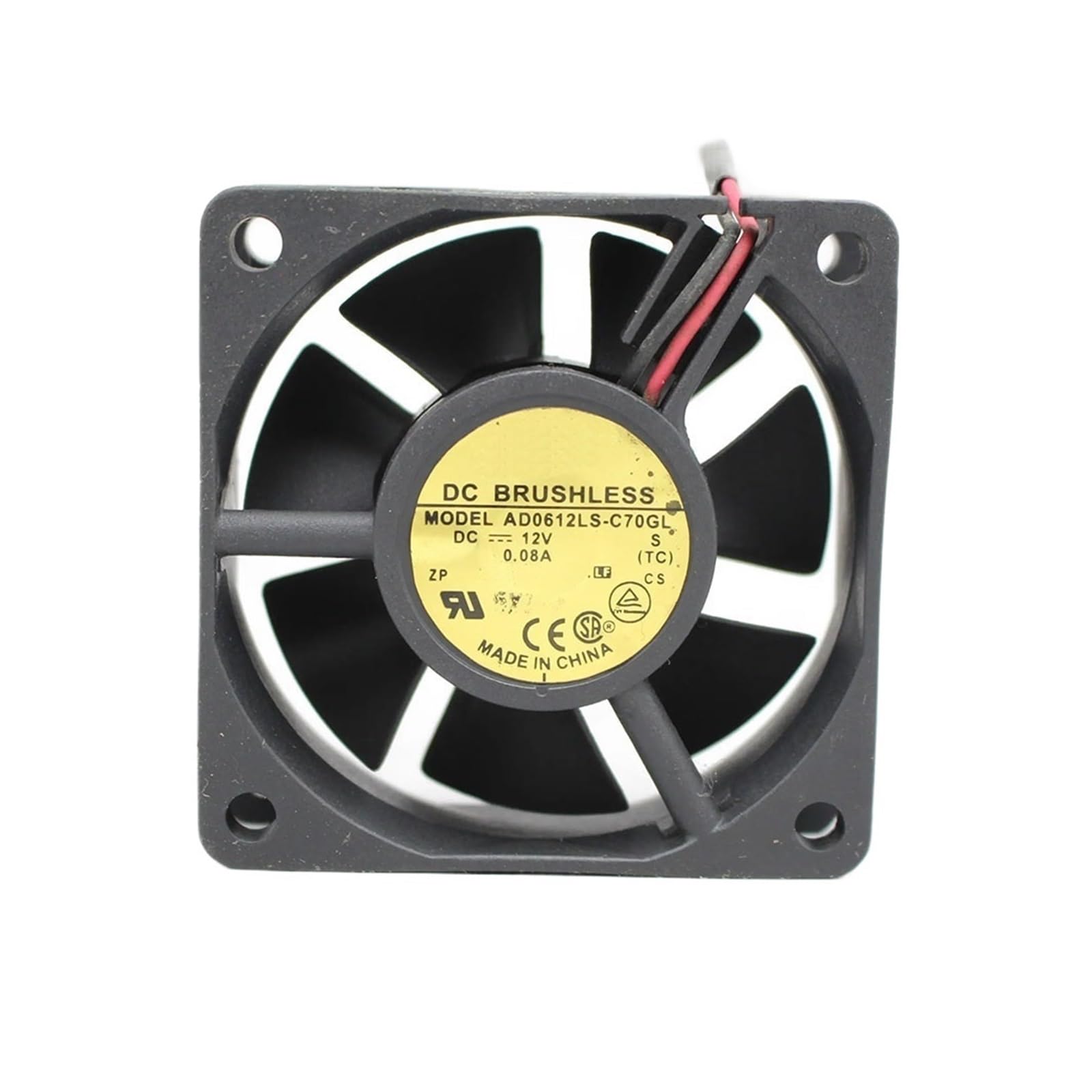 YLPWKMVZ Server Driver Fan DC 12V 0.08A 60 * 60 * 20mm AD0612LS-C70GL